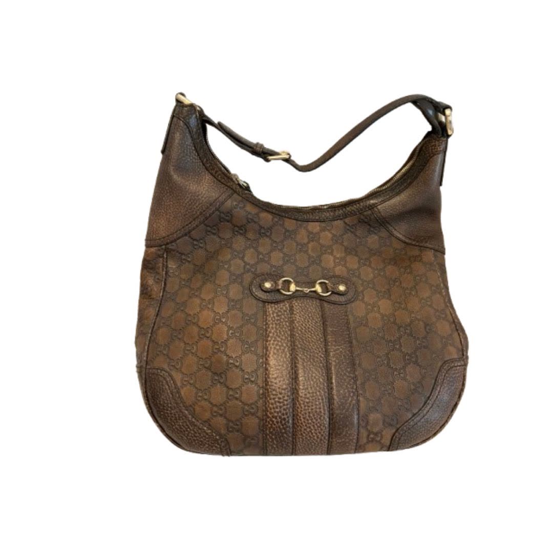 Gucci Gucci Guccissima Horsebit Hobo bag