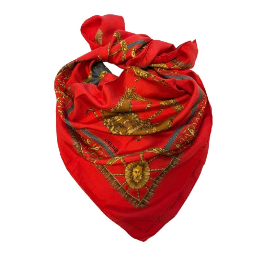 Dior Celine silk scarf