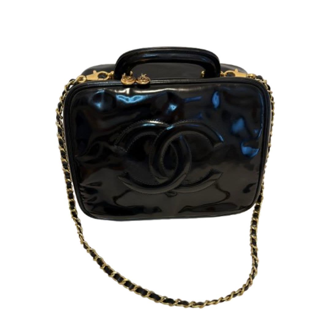 Chanel Chanel Vintage Patent Leather Vanity Case